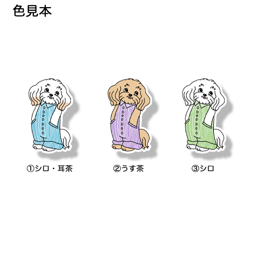 オーバーオールのマルプーちゃん。111-4