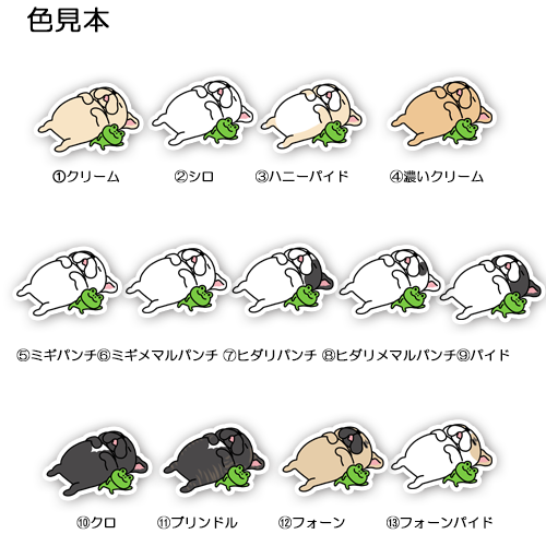 無防備なフレブルちゃん。96−504