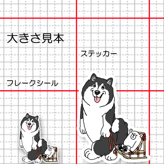 お散歩マラミュートさん。8-8