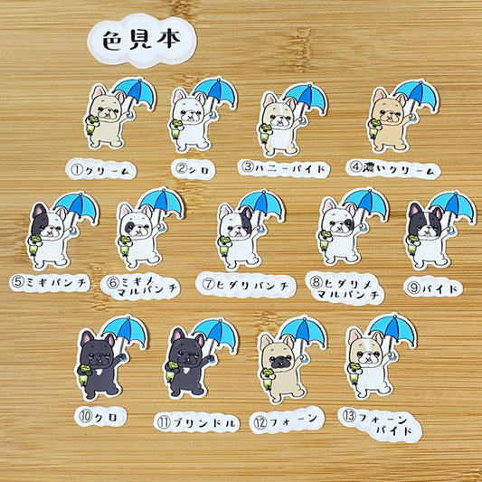 雨の日のゆっくりお散歩フレブルちゃん。96−109