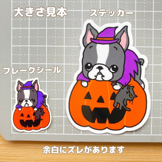 オバケカボチャとボストンテリアちゃん。101-