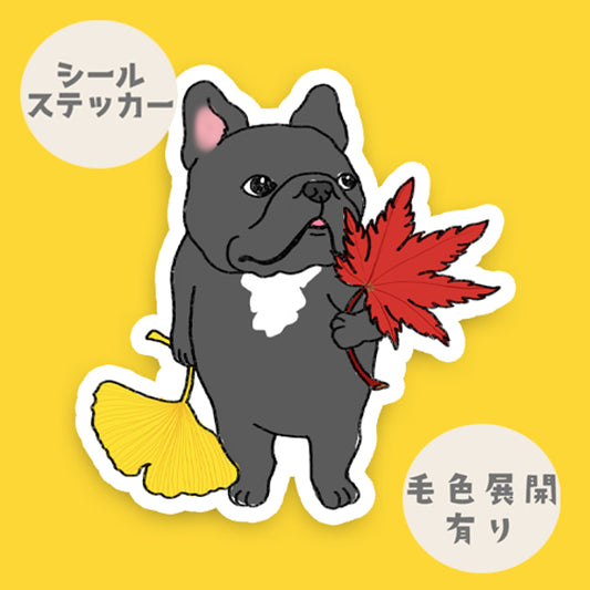 秋色を見つけたフレブルちゃん。96−224