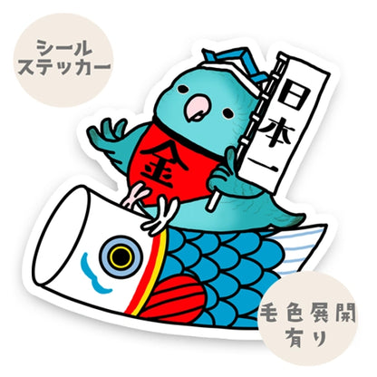 サザナミインコちゃんの端午の節句。