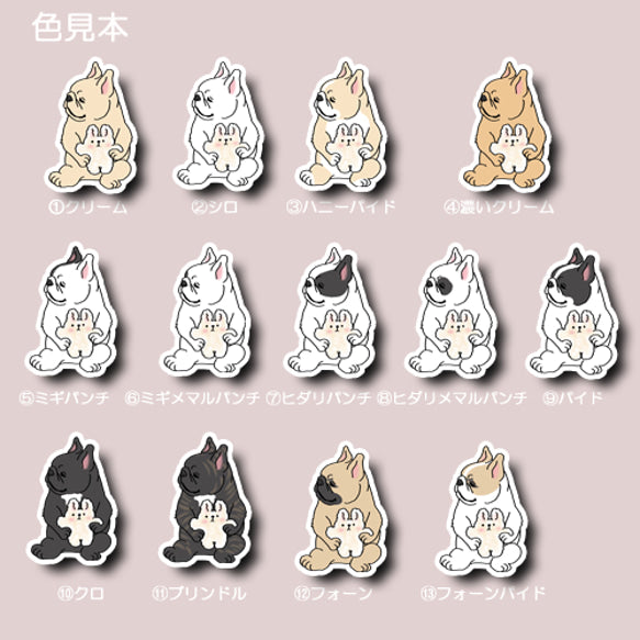 ふわふわウサギちゃんとフレブルちゃん。96−517