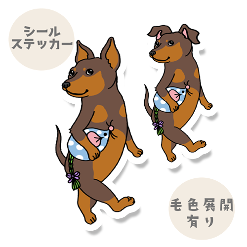 てくてくミニピンちゃん。113-1