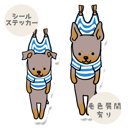 干されちゃったミニピンちゃん。113-23