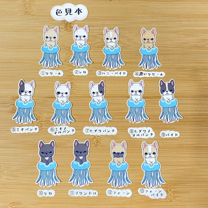 クラゲに乗ってみたいフレブルちゃん。96−24