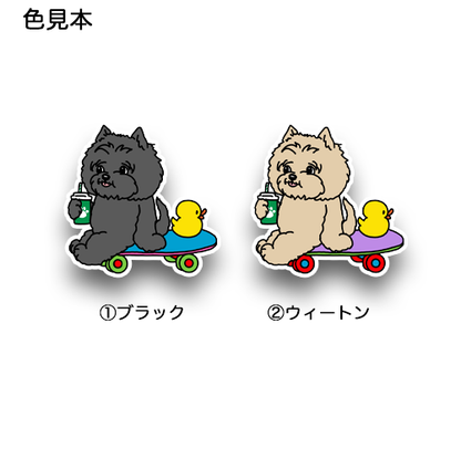 休憩中のケアーンテリアちゃん。29-9