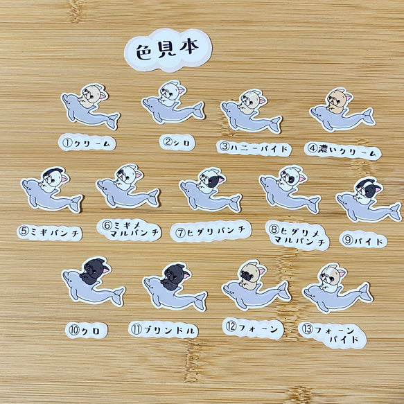 イルカに乗ったフレブルちゃん。96−148