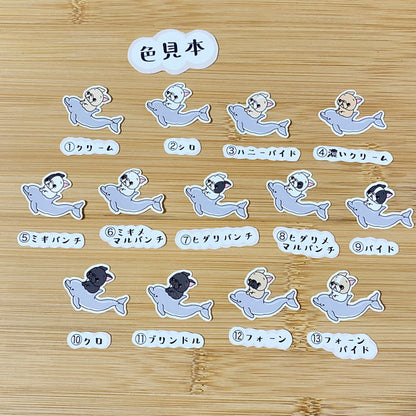 イルカに乗ったフレブルちゃん。96−148
