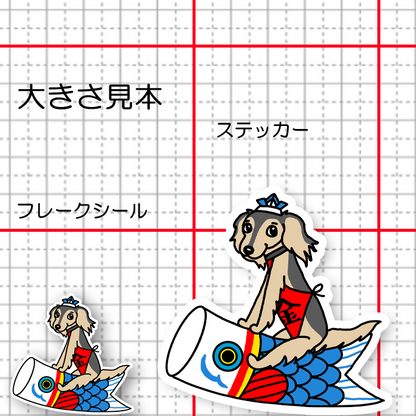 端午の節句のサルーキさん。34-14
