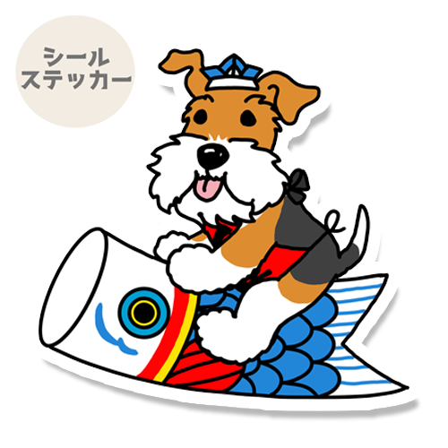 端午の節句のワイアーフォックスちゃん。124-17