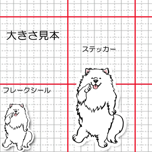 サモエドスマイルなサモエドさん。33-4