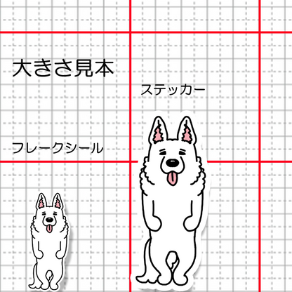 たたずむホワイトシェパードさん。37-4