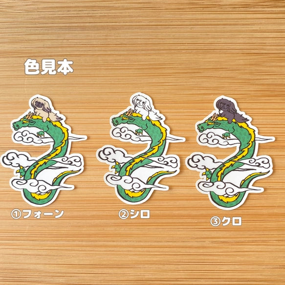 龍に乗ったペキニーズちゃん。　97-