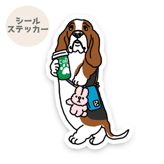 おでかけバセットハウンドちゃん。77-