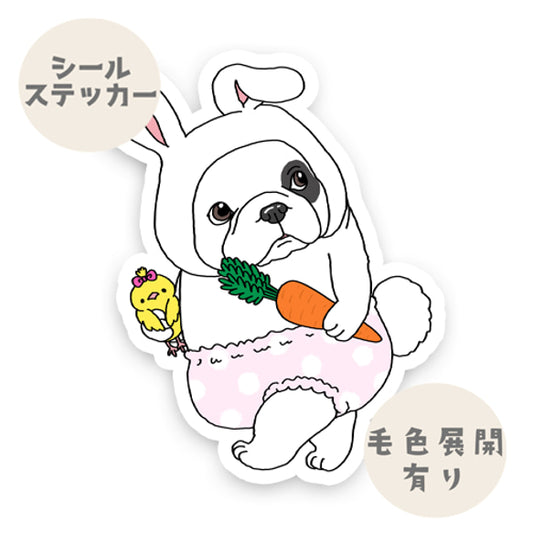 春のウサギちゃんフレブル。96−469
