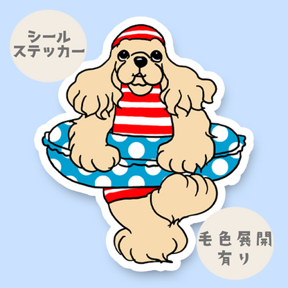 海だー！のアメコカちゃん。5-35