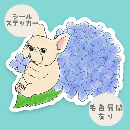 紫陽花の季節のフレブルちゃん。96−44
