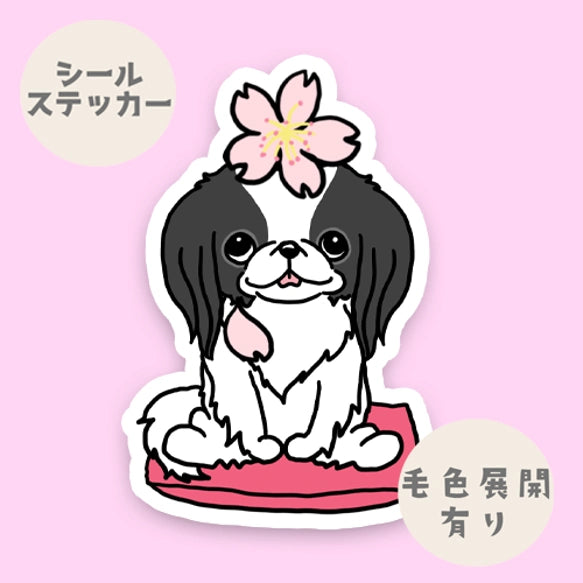 狆ちゃんの春のご挨拶。66-16