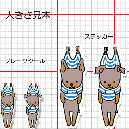 干されちゃったミニピンちゃん。113-23