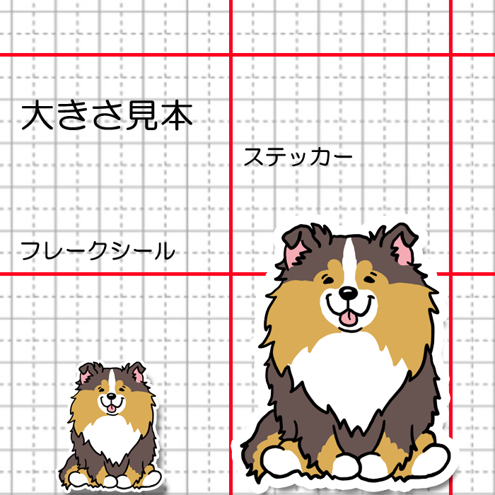 おすわりしてるシェルティちゃん。38-9