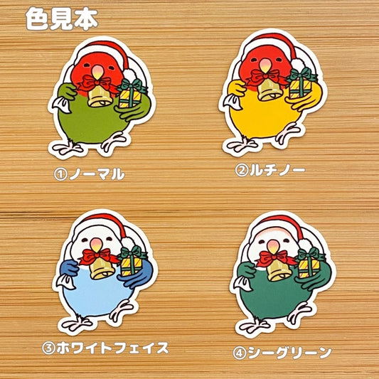 コザクラインコのサンタクロース。　
