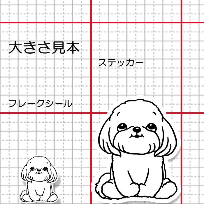おすわりしてるマルチーズ。109-23