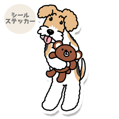 お気に入りのクマちゃんとワイアーフォックスちゃん。124-9