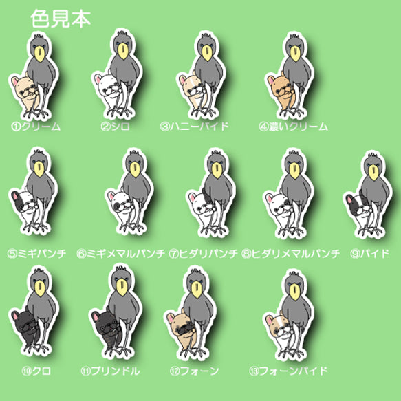 ハシビロコウさんからひょっこりフレブルちゃん。96−498