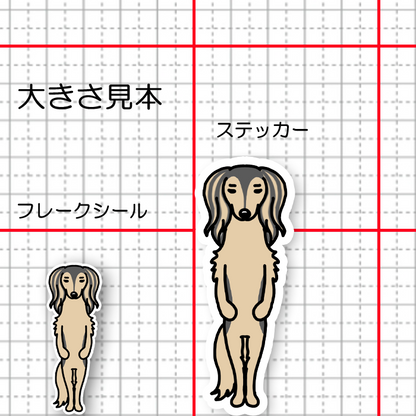 たたずむサルーキさん。34-9