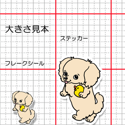 お気に入りのアヒルさんとチワックスちゃん。60-2