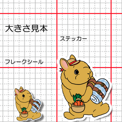 ピクニックの待ち合わせしてるネザーランドドワーフちゃん。185-2
