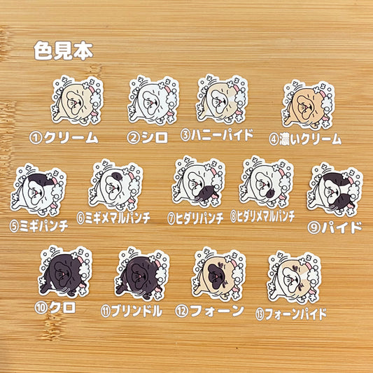 シャンプーの時にブルブルしちゃうフレブルちゃん。96−369