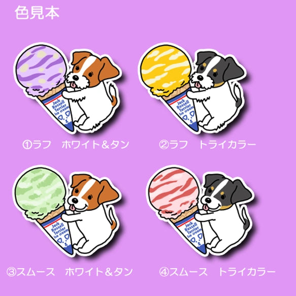 アイスクリームとジャックラッセルちゃん。42-7