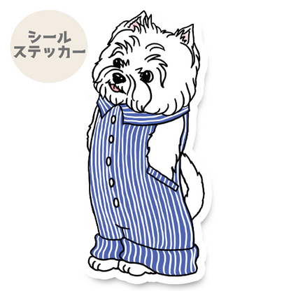 オーバーオールのウェスティちゃん。14-22
