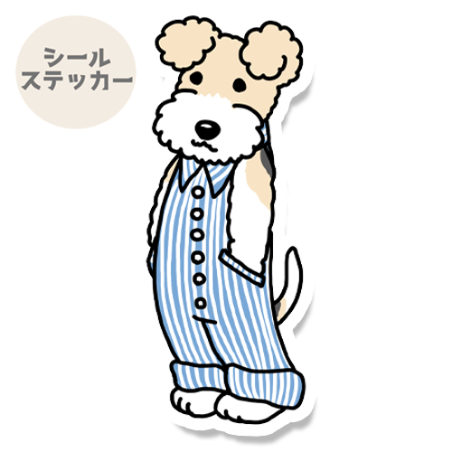 オーバーオールのワイアーフォックスちゃん。124-10