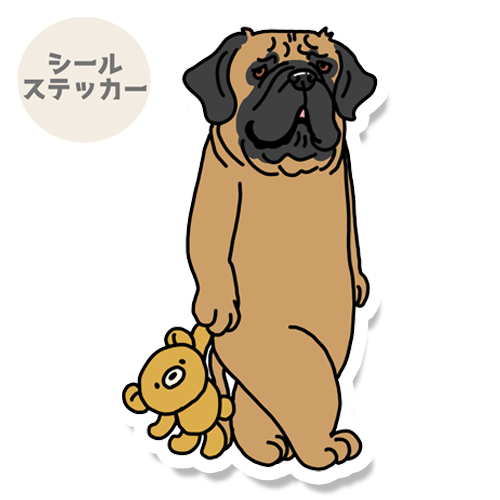 お気に入りのクマちゃんとマスティフさん。107-4