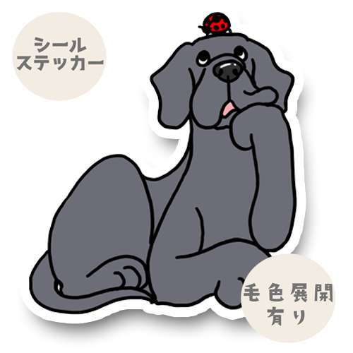 幸せ見つけたグレートデンさん。28-5
