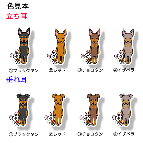 いい子でお留守番してるミニピンちゃん。113-6