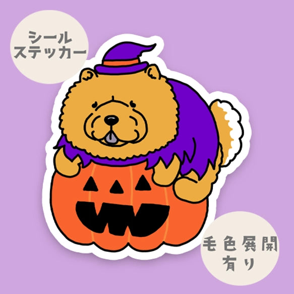 オバケカボチャとチャウチャウちゃん。59-9