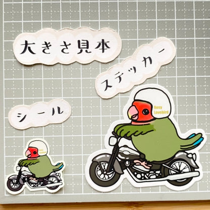 コザクラインコちゃんのツーリング。