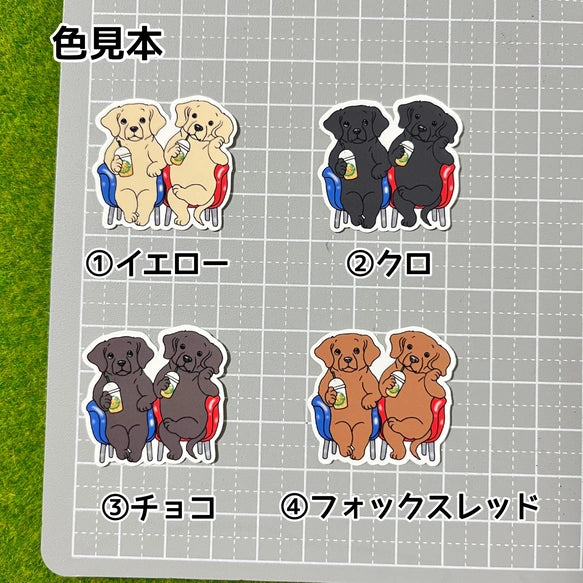 休憩中のなかよしラブラドールちゃん。117-11