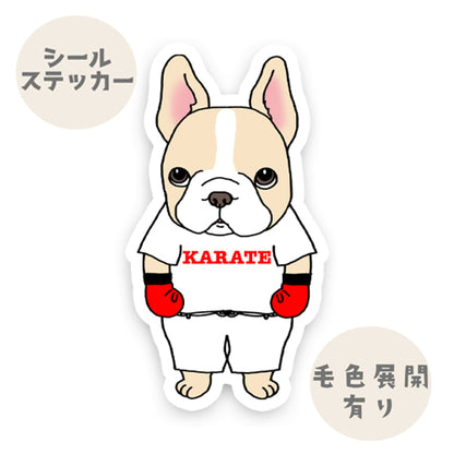 Tシャツで練習する空手フレブルちゃん。96−159