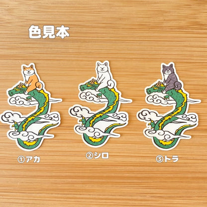 龍に乗ったアキタイヌさん。3-12