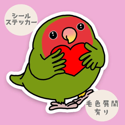 キモチを届けたいコザクラインコちゃん。