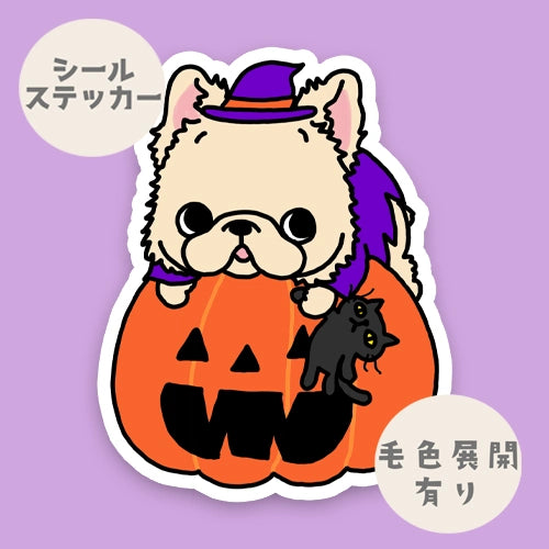 オバケカボチャとフラッフィーフレブルちゃん。90-3