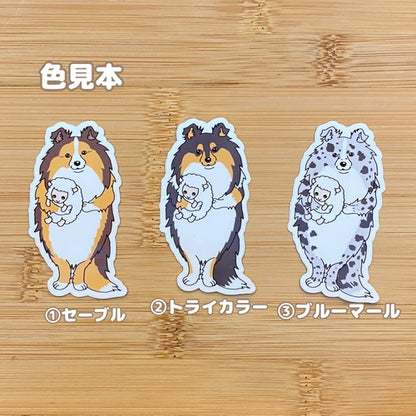 お気に入りのヒツジさんとシェルティちゃん。38-2