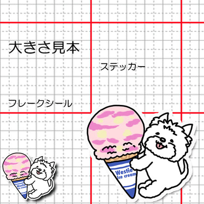 アイスクリームとウェスティちゃん。14-4