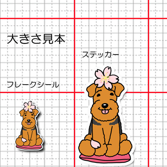 ウェルシュテリア/エアデールテリアさんの春のご挨拶。17-4/18-4